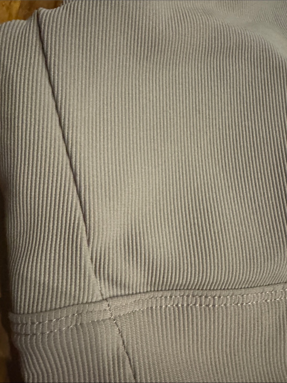 Wilo Ribbed High-Neck Bralette in Taupe - Picture 3 of 5